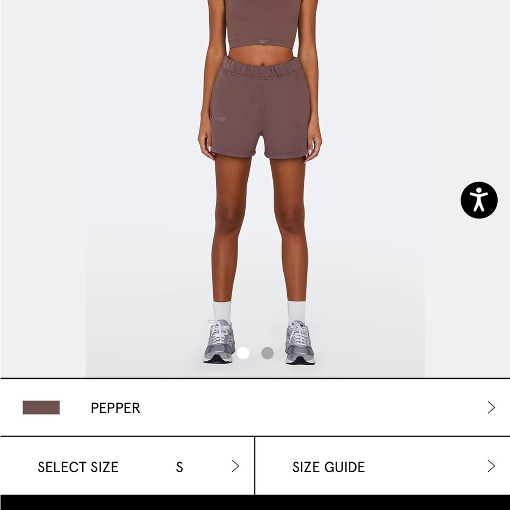 SET active sweat shorts size small